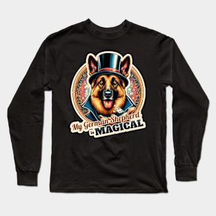 German Shepherd Magician Long Sleeve T-Shirt